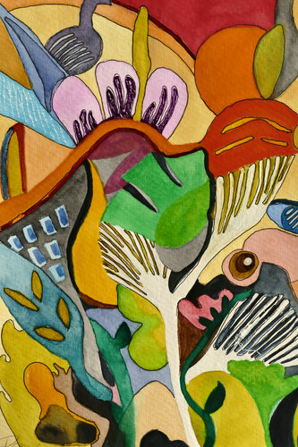 Tropical II von Petra Kärcher, Werk auf Papier kaufen auf Singulart