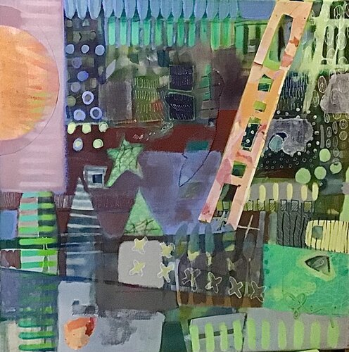 Décroche moi la lune von Sarah Lanyi, Malerei kaufen auf Singulart