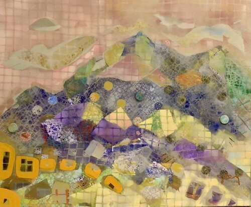 Si haute soit la montagne , on y trouve toujours un chemin von Sarah Lanyi, Malerei kaufen auf Singulart