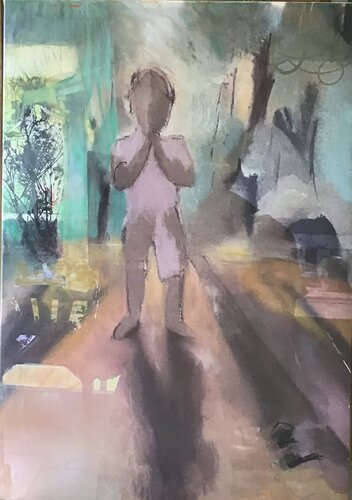 Petit Simon van Sarah Lanyi, Schilderij te koop op Singulart
