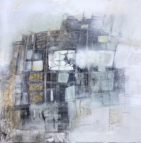 Ce qui tient encore par Sarah Lanyi, Peinture en vente sur Singulart