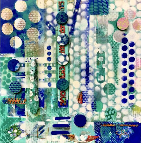 Confettis von Sarah Lanyi, Malerei kaufen auf Singulart