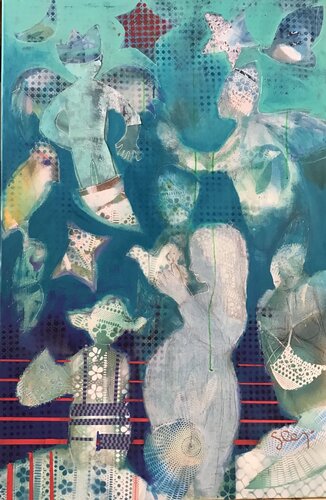 Nous sommes faits de l’ėtoffe de nos rêves von Sarah Lanyi, Malerei kaufen auf Singulart