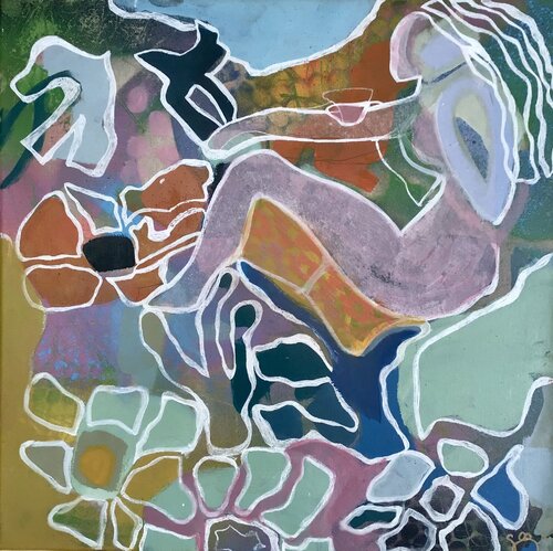 Jeune fille au jardin von Sarah Lanyi, Malerei kaufen auf Singulart