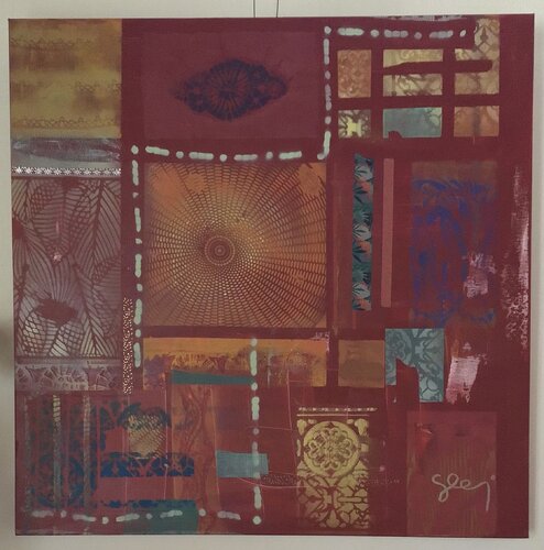 La maison du feu von Sarah Lanyi, Malerei kaufen auf Singulart