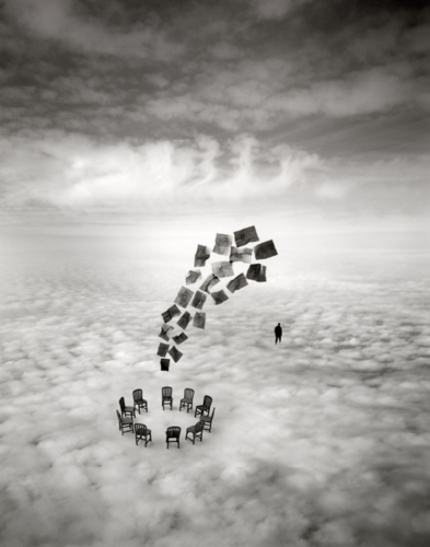 The Committee by Jerry Uelsmann (2002) : Photography Analogue on