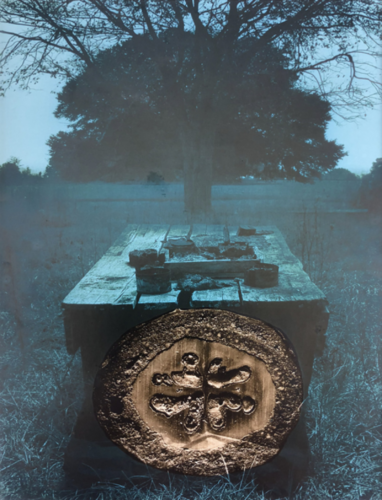 Untitled, 1968 (Tree, Nut, and Table) by Jerry Uelsmann, Photography for Sale on Singulart