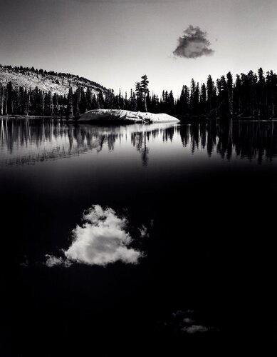 Untitled, (Reflection of Cloud in Water) by Jerry Uelsmann, Photography for Sale on Singulart