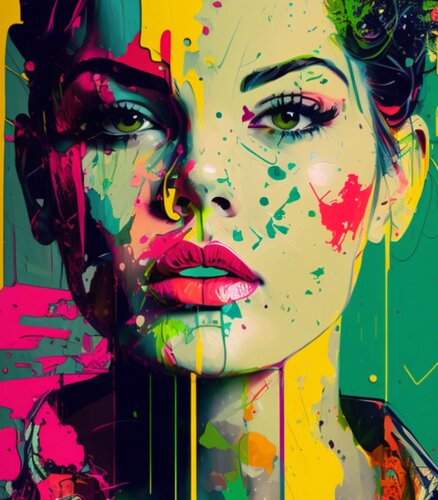 SHE KNOWS von Claudia Sauter, Malerei kaufen auf Singulart