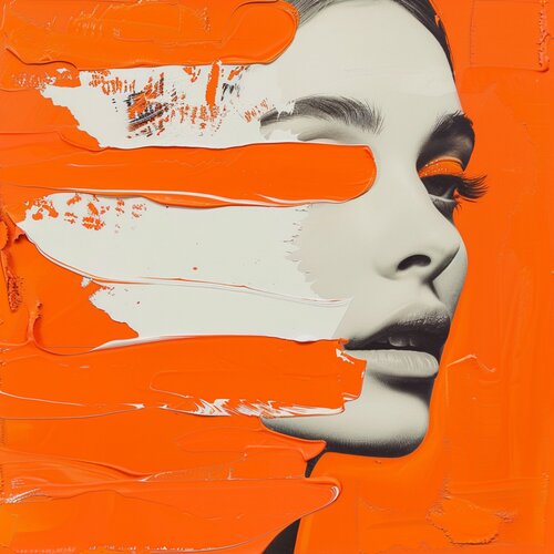 ORANGE WOMAN Claudia Sauter