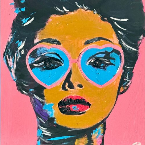 ASIAN BEAUTY van Claudia Sauter, Schilderij te koop op Singulart