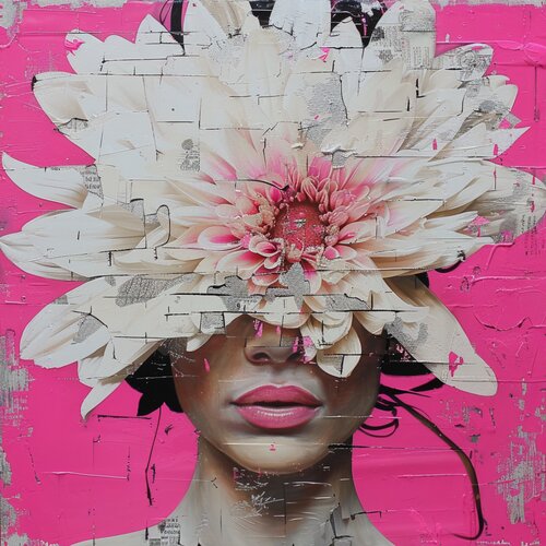LILY PUR BEAUTY van Claudia Sauter, Schilderij te koop op Singulart
