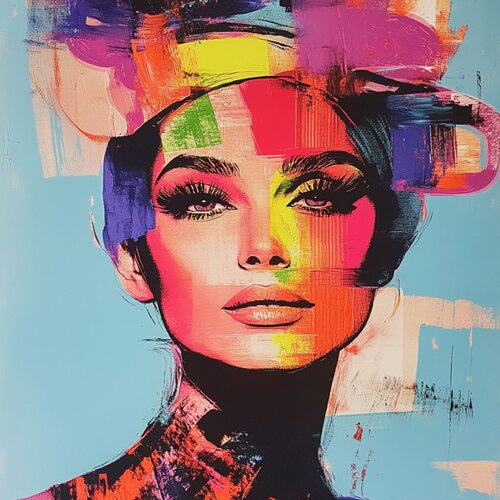 FASHION POP SUMMER di Claudia Sauter, Pittura in vendita su Singulart