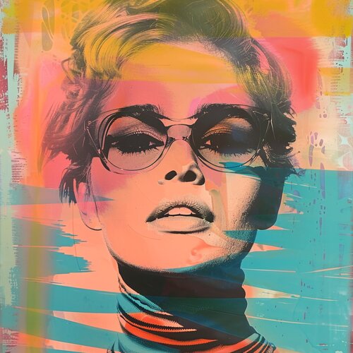 FASHION SUMMER POPART von Claudia Sauter, Malerei kaufen auf Singulart