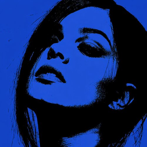 BLUE FOCUS von Claudia Sauter, Malerei kaufen auf Singulart