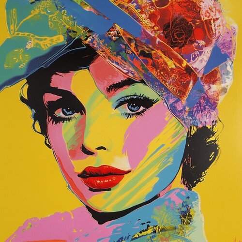 TRADITIONAL PASTELL WOMAN von Claudia Sauter, Malerei kaufen auf Singulart