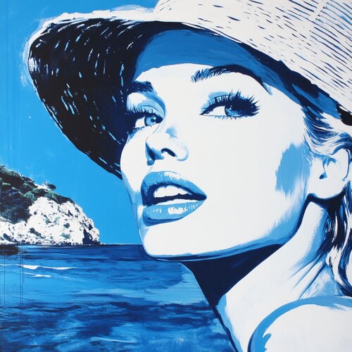 IBIZA WOMAN von Claudia Sauter, Malerei kaufen auf Singulart
