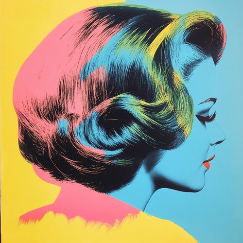 HAIR PINK von Claudia Sauter, Malerei kaufen auf Singulart