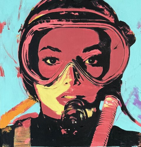 DIVER von Claudia Sauter, Malerei kaufen auf Singulart