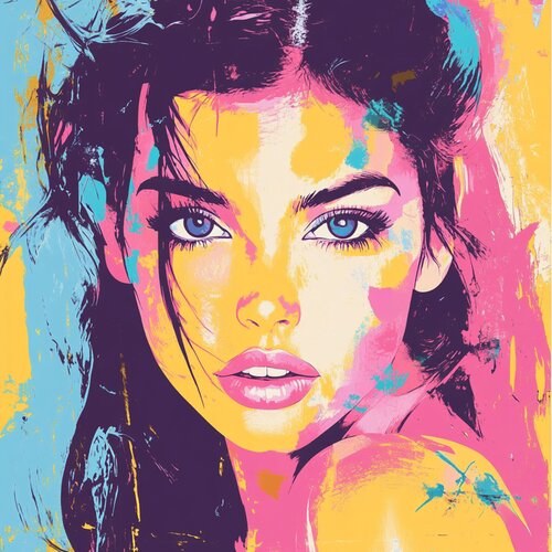 LIGHT PASTELL WOMAN van Claudia Sauter, Schilderij te koop op Singulart