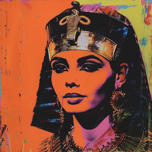 CLEOPATRA von Claudia Sauter, Malerei kaufen auf Singulart