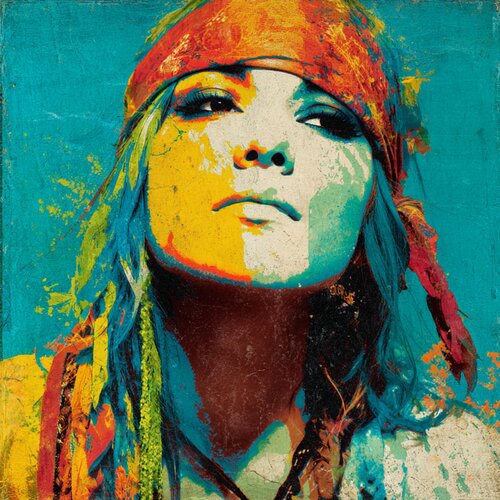 HIIPIE FASHION von Claudia Sauter, Malerei kaufen auf Singulart