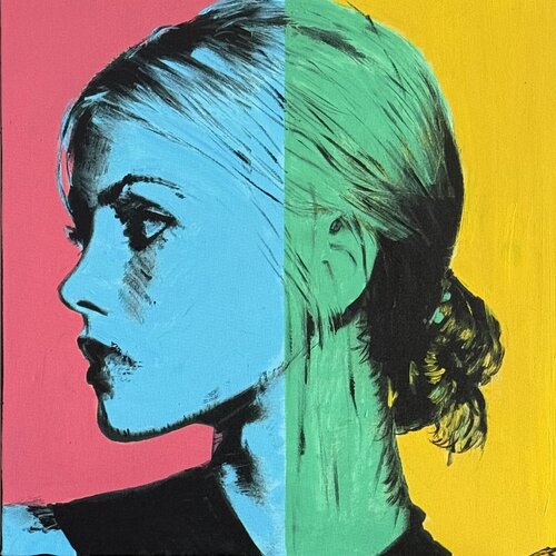 THE HILLS GIRL di Claudia Sauter, Pittura in vendita su Singulart