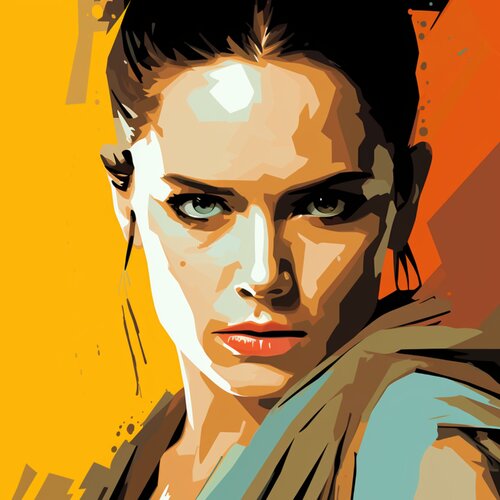 LEIA POP di Claudia Sauter, Pittura in vendita su Singulart