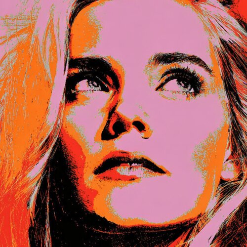 PINK FIRE AND ICE von Claudia Sauter, Malerei kaufen auf Singulart