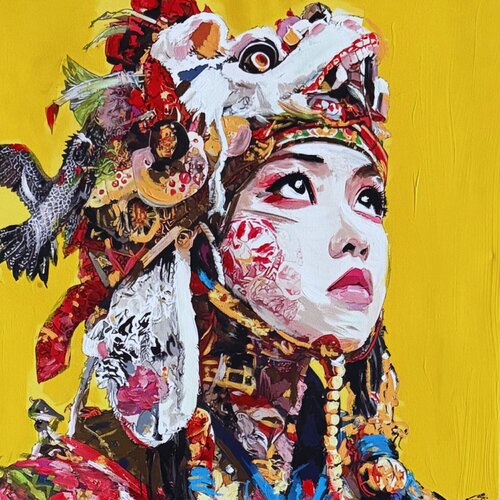 SHADOWS OF JADE von Claudia Sauter, Malerei kaufen auf Singulart