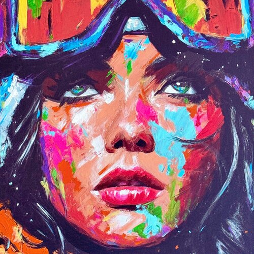 CRAZY DAY IN THE MOUNTAINS by Claudia Sauter, Painting for Sale on Singulart