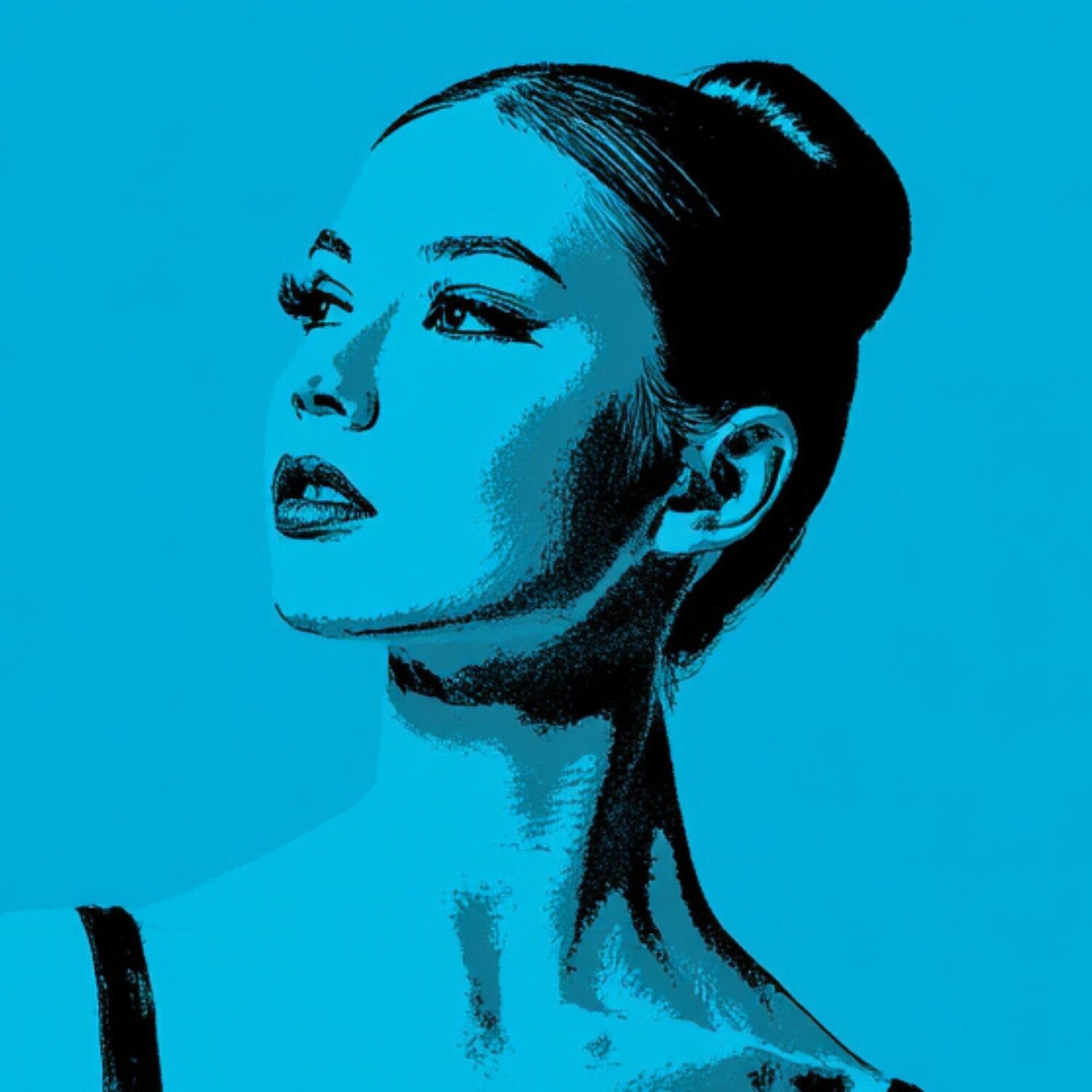 BLUE SWAN Claudia Sauter Original painting for sale