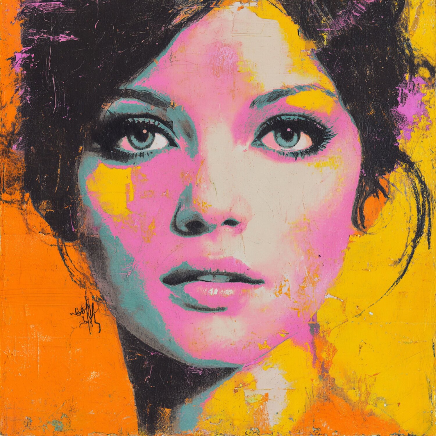FRESH SUMMER STYLE Claudia Sauter Original painting for sale