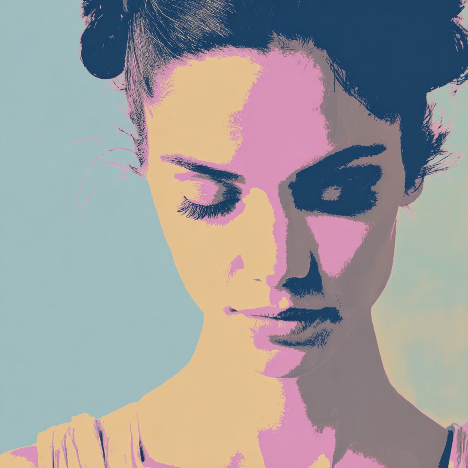 YOGA DAY Claudia Sauter Pintura original en venta