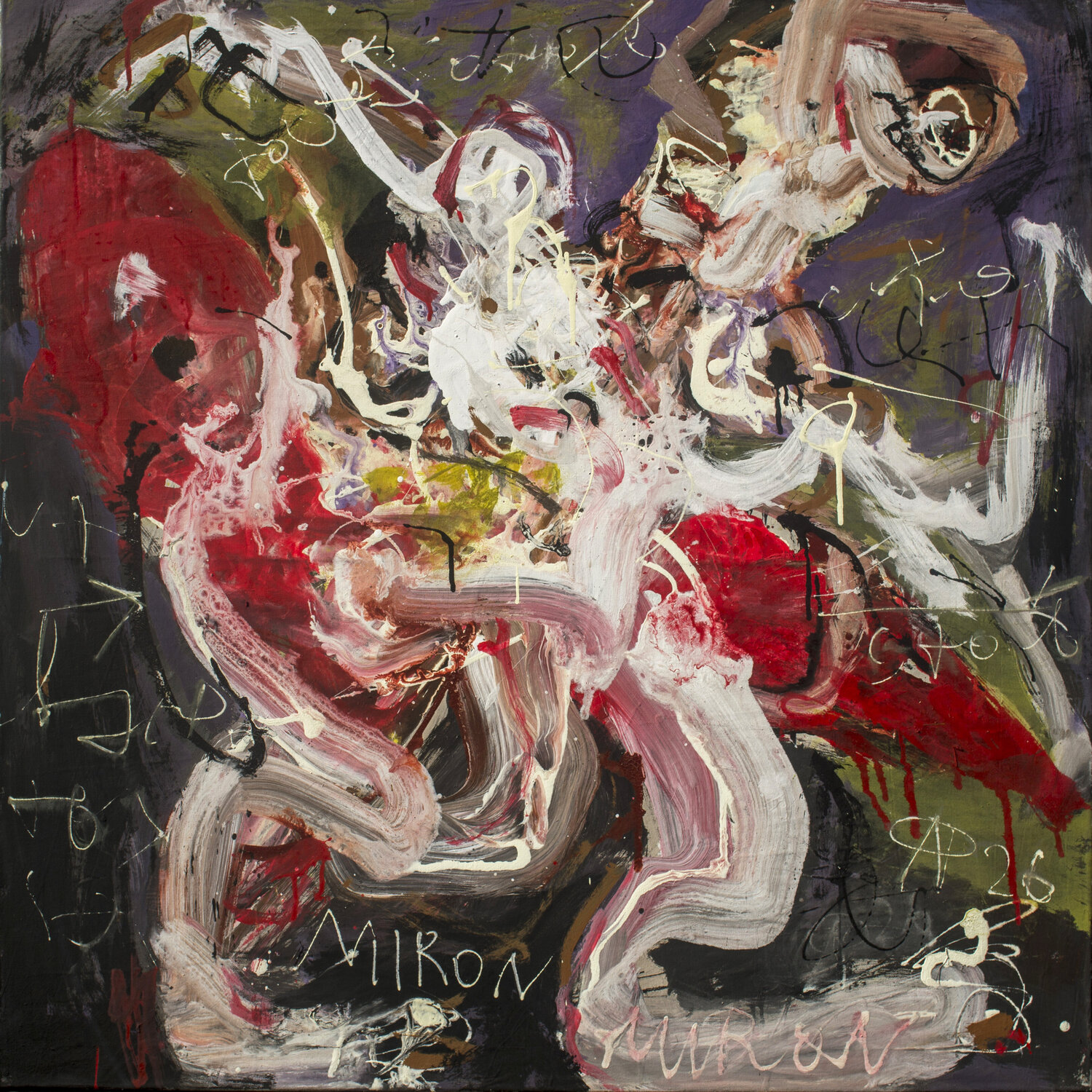 Subject in motion Aliaksandr Falei Original painting for sale