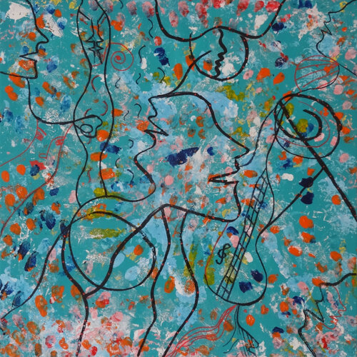 Individuen 2 van Ursula Tüttenberg, Schilderij te koop op Singulart