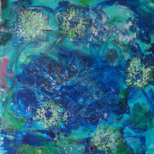 Swamp Flowers by Ursula Tüttenberg, Painting for Sale on Singulart