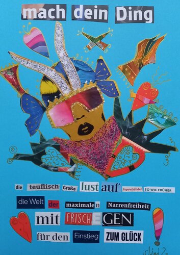 Mach dein Ding par Christine Hagelkrüys, Œuvre sur papier en vente sur Singulart