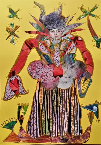 Woman Overload by Christine Hagelkrüys, Work on Paper for Sale on Singulart