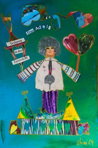 Frau Adele by Christine Hagelkrüys, Work on Paper for Sale on Singulart