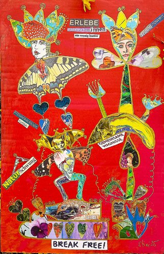 BREAK FREE! by Christine Hagelkrüys, 종이 for Sale on Singulart