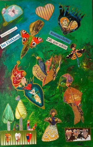 Sommergesichter by Christine Hagelkrüys, Work on Paper for Sale on Singulart
