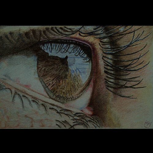 A Real Eye by Jens-Jakob Tinghuus, Drawing for Sale on Singulart