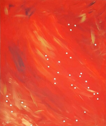 SONGE AUTOMNAL (Toile abstraite lyrique) par Sophie Queuniez, Peinture en vente sur Singulart