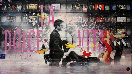 La Dolce Vita di ELLE ZETA, Pittura in vendita su Singulart