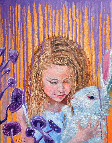 Magical Friendship. van Zinaida Vysota Dacenko, Schilderij te koop op Singulart