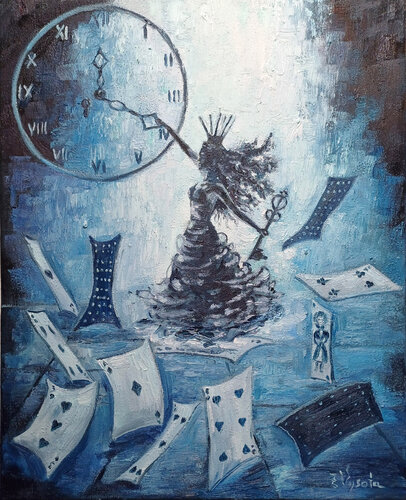 Light Will Push Back Darkness. van Zinaida Vysota Dacenko, Schilderij te koop op Singulart