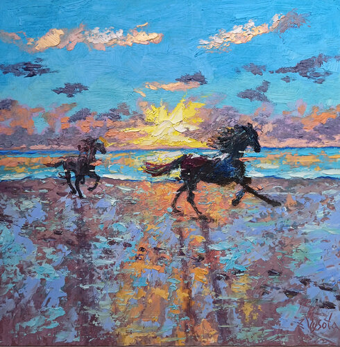 Wild Freedom. von Zinaida Vysota Dacenko, Malerei kaufen auf Singulart