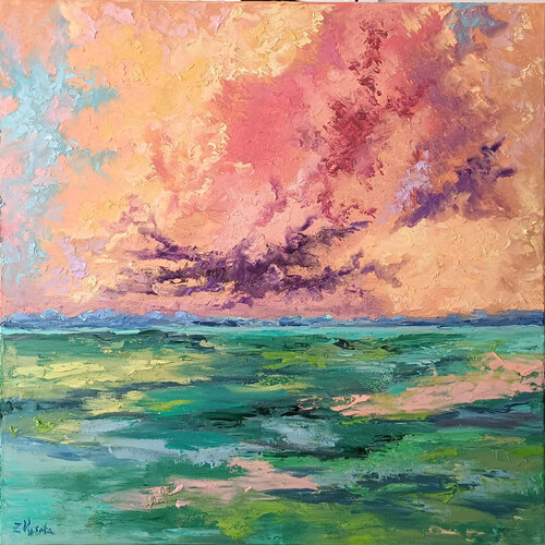 Breath of the Horizon. von Zinaida Vysota Dacenko, Malerei kaufen auf Singulart
