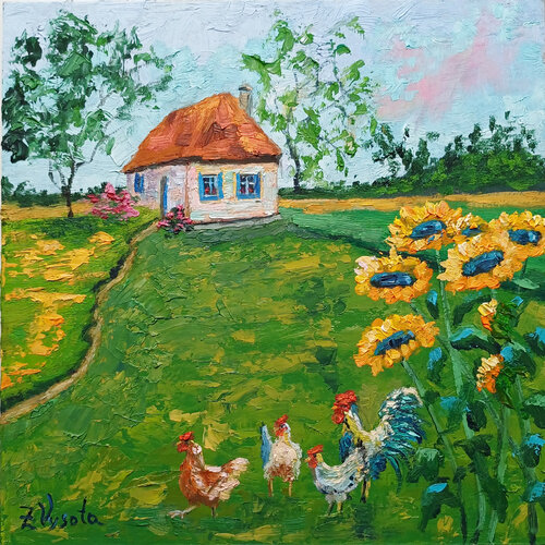 Quiet Summer. von Zinaida Vysota Dacenko, Malerei kaufen auf Singulart
